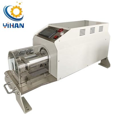 Machine de décapage semi-automatique de câbles coaxiaux rotatifs