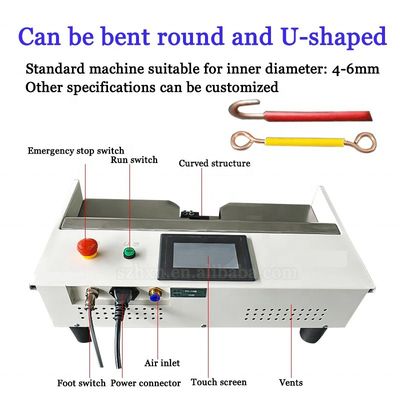 Machine à boucler des fils de cuivre semi-automatique pour le pliage des fils métalliques et les arcs circulaires