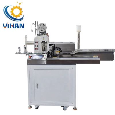 Machine de découpage et de découpe de fil, de décapage, de torsion et de conserve automatique