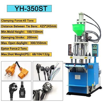 Machine de moulage par injection de connecteurs en plastique verticaux YH-350ST de 35 t avec une force d'éjection de 20 kN