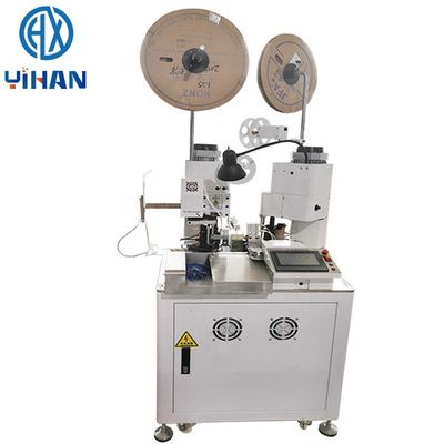 Machine à bornes à double tête multifonctionnelle à haute productivité pour fonctionnement automatique