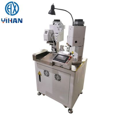 Machine à bornes à double tête multifonctionnelle à haute productivité pour fonctionnement automatique