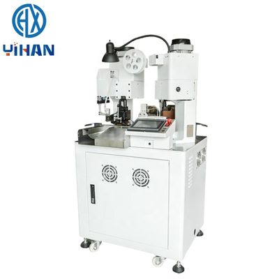 Machine à bornes à double tête multifonctionnelle à haute productivité pour fonctionnement automatique