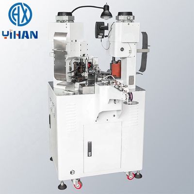 Machine à bornes à double tête multifonctionnelle à haute productivité pour fonctionnement automatique