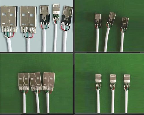 1100*600*1100mm Machine de soudure automatique de câble de recharge par connecteur USB pour ligne de données