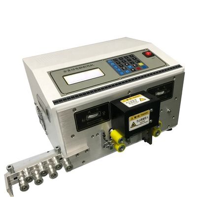 Machine de découpe et de décapage de fil de cathéter de diamètre maximal de 5 mm avec sortie de 4000 pièces/h