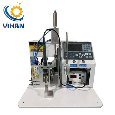 Machine de soudage semi-automatique pour le câblage des terminaux de circuits imprimés