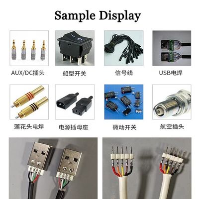 Machine de soudage semi-automatique pour le câblage des terminaux de circuits imprimés