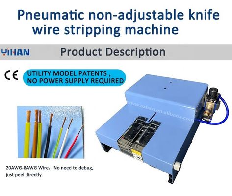 Machine pneumatique non réglable pour le décapage du fil épais et mince de 24 kg