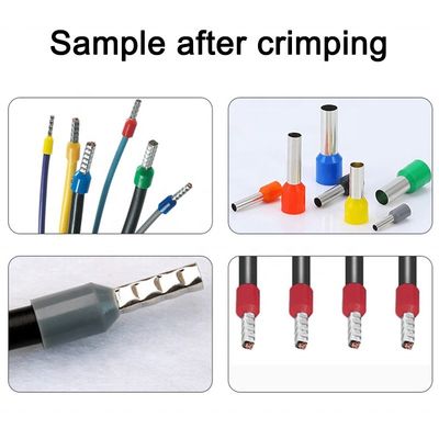Ferrules Pré-isolée Ring Terminal Crimping Machine et vitesse de crimping 2,5 s/une extrémité
