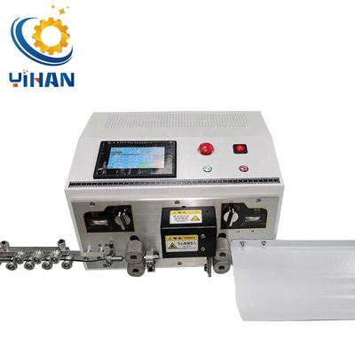 YH-900-08 Machine automatique de décapage et de coupe de fil à écran tactile pour le support en ligne