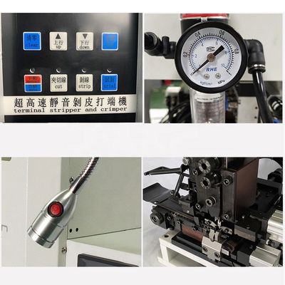 15KN Crimping Striping Terminal Crimping Machine avec fonction de décapage et de décapage
