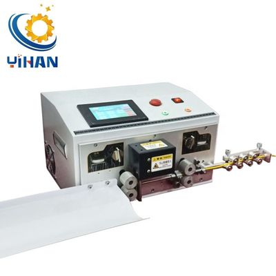 Machine de découpage de câbles à double fil de décapage à haute capacité et automatisation