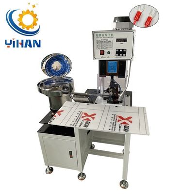 Machine de crimping à borne unique précise avec alimentation automatique et puissance moteur de 0,75 kW/h