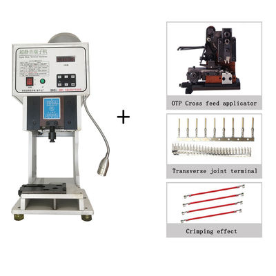 1.5t/2t Super Mute Jam Brass Fork Applicator Terminal Terminal Crimping Machine est équipé d'un moteur de détection