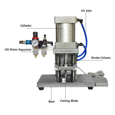Machine pneumatique de découpe de câbles carrés de grande taille pour 10 à 150 mm2 de fil BVR de 50 temps