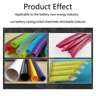 Machine de découpe de tubes circulaires en caoutchouc PVC avec une efficacité de traction de 90 m/min