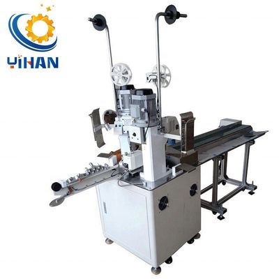 Appui en ligne 160mm largeur automatique de coupe de fil de décapage de terminal Crimping machine