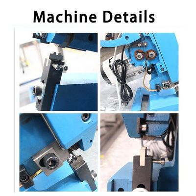 2/4/6/8mm Mute Cinture de cuivre Crimping Splicing Machine avec et 1,8T capacité de pressage
