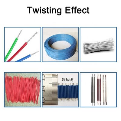 Range de fil 0,1-1,5 mm2 AWG16-AWG32 Machine à haute vitesse de coupe de fil de décapage de torsion