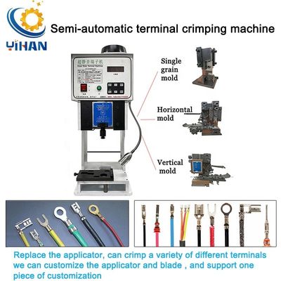 44 kg électrique Super Mute Wire Terminal Applicator Terminal Crimping Machine pour les bornes et les fils