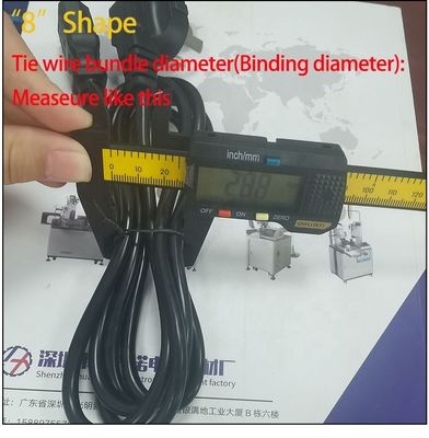 Autour du cercle diamètre 50-200mm machine de remontage pour Apple câble câble de charge USB