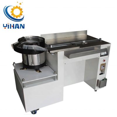 Machine d'emballage automatique de liaison de câbles en nylon YH-100L et alimentateur électrique vibrant pour le regroupement