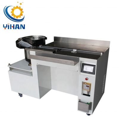 Machine d'emballage automatique de liaison de câbles en nylon YH-100L et alimentateur électrique vibrant pour le regroupement